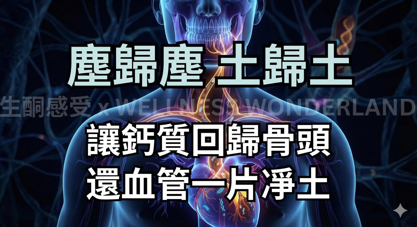 (六) 最終篇 : 塵歸塵，土歸土，讓鈣質回歸骨頭，還血管一片凈土