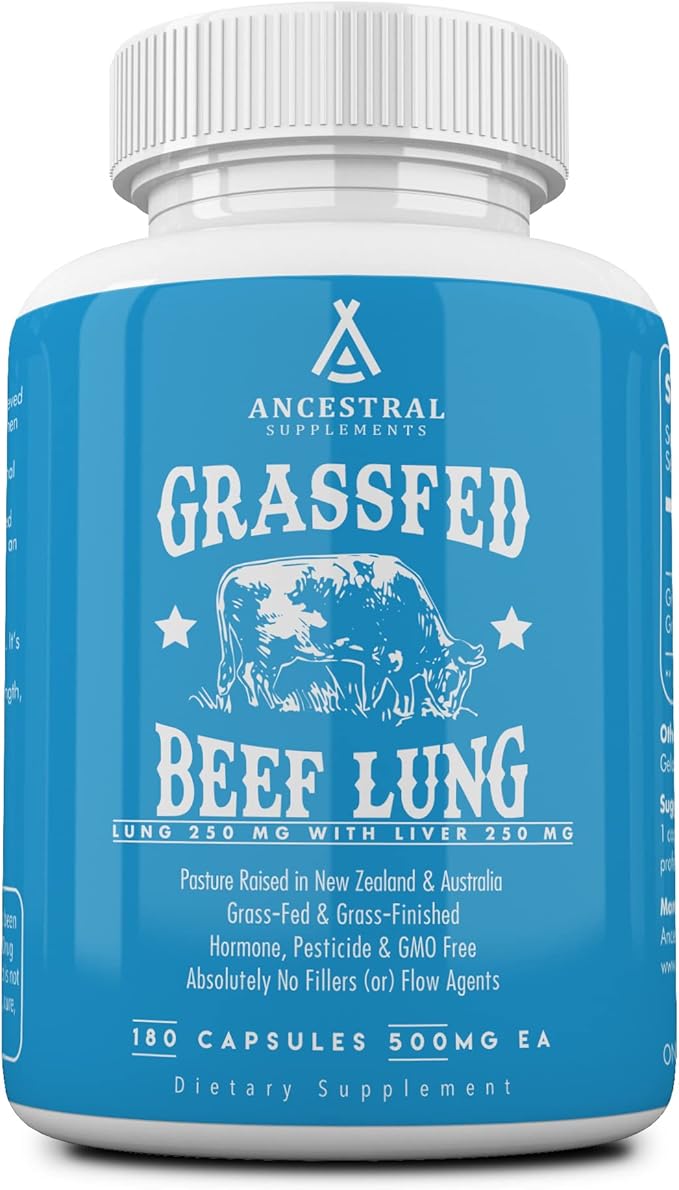 美國 Ancestral Supplements<BR>Grass Fed Beef Lung草飼牛肺