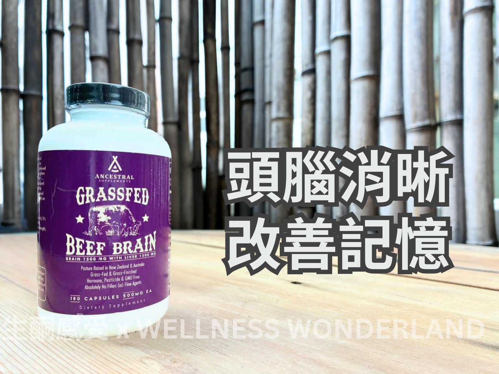American Ancestral Supplements<br> Grass-fed Beef Brain