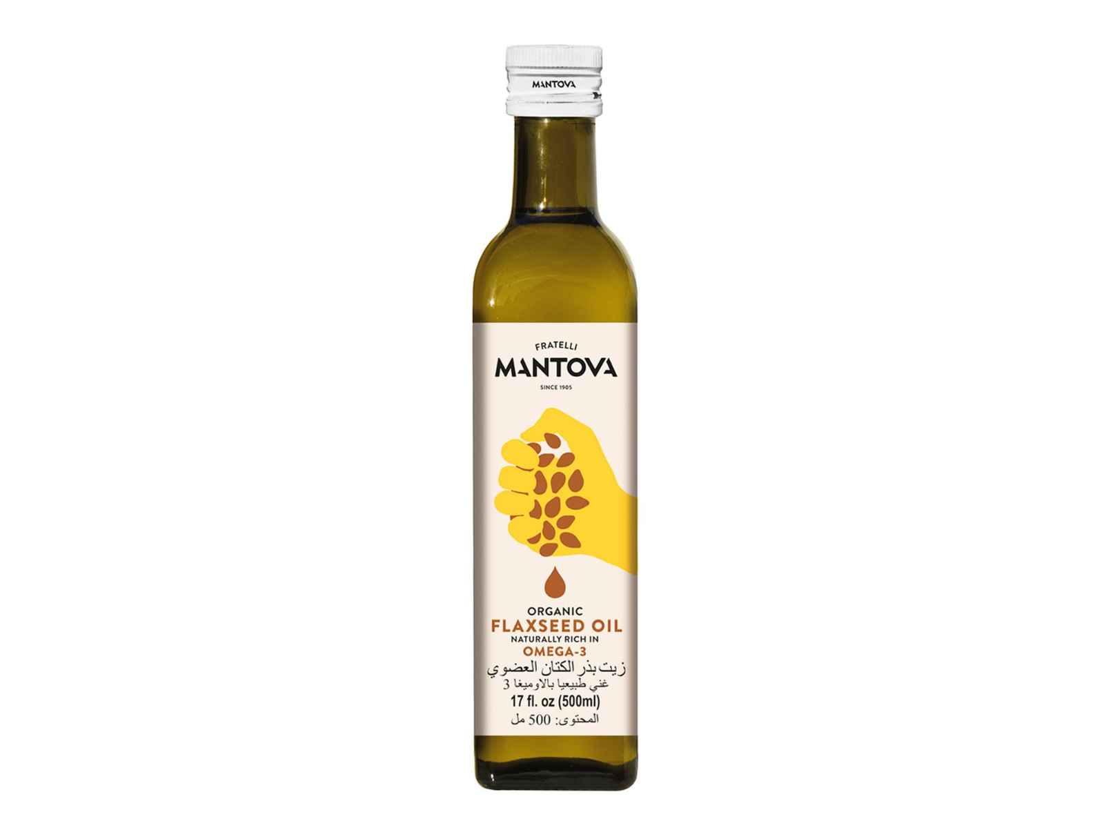 意大利 Mantova<BR>Flaxseed oil 500ml 亞麻籽油 500毫升