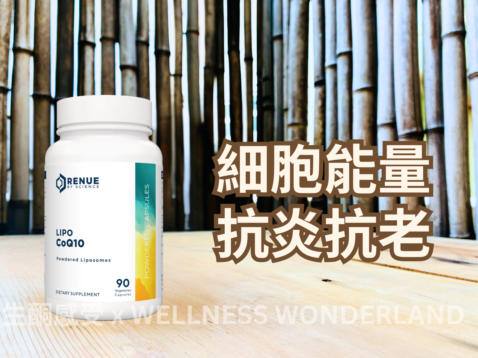 美國 Renue by Science<BR>Lipo CoQ10 輔酶 Q10