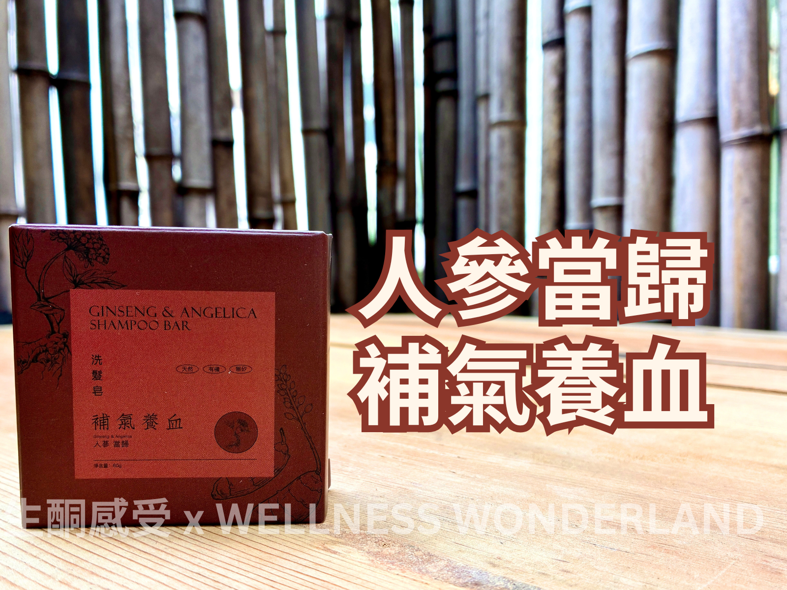 香港 Shampoo Bar - Ginseng & Angelica 人參當歸洗髮磚