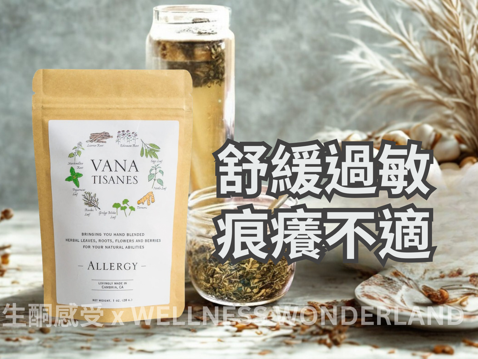 Vana Tisanes, USA<br> Herbal Tea (Allergy) - Allergic to Herbal Tea 